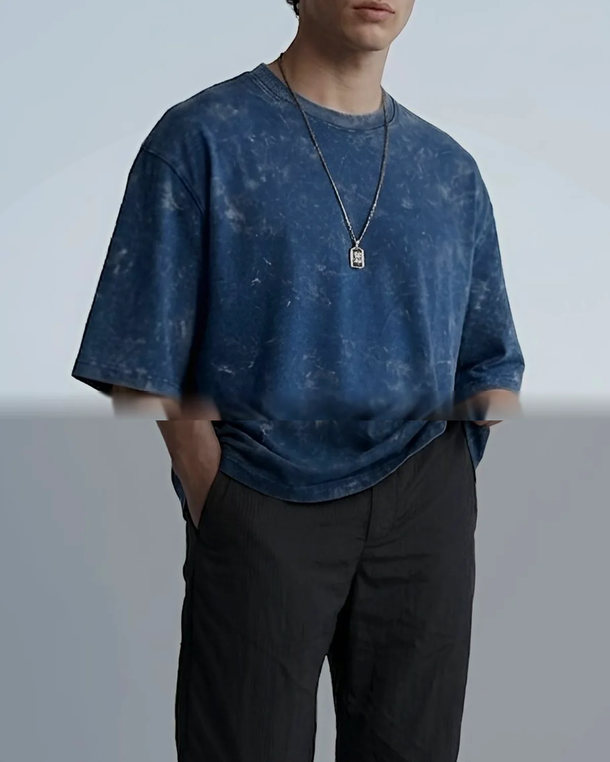 YURACHI heavyweight cotton streetwear detail